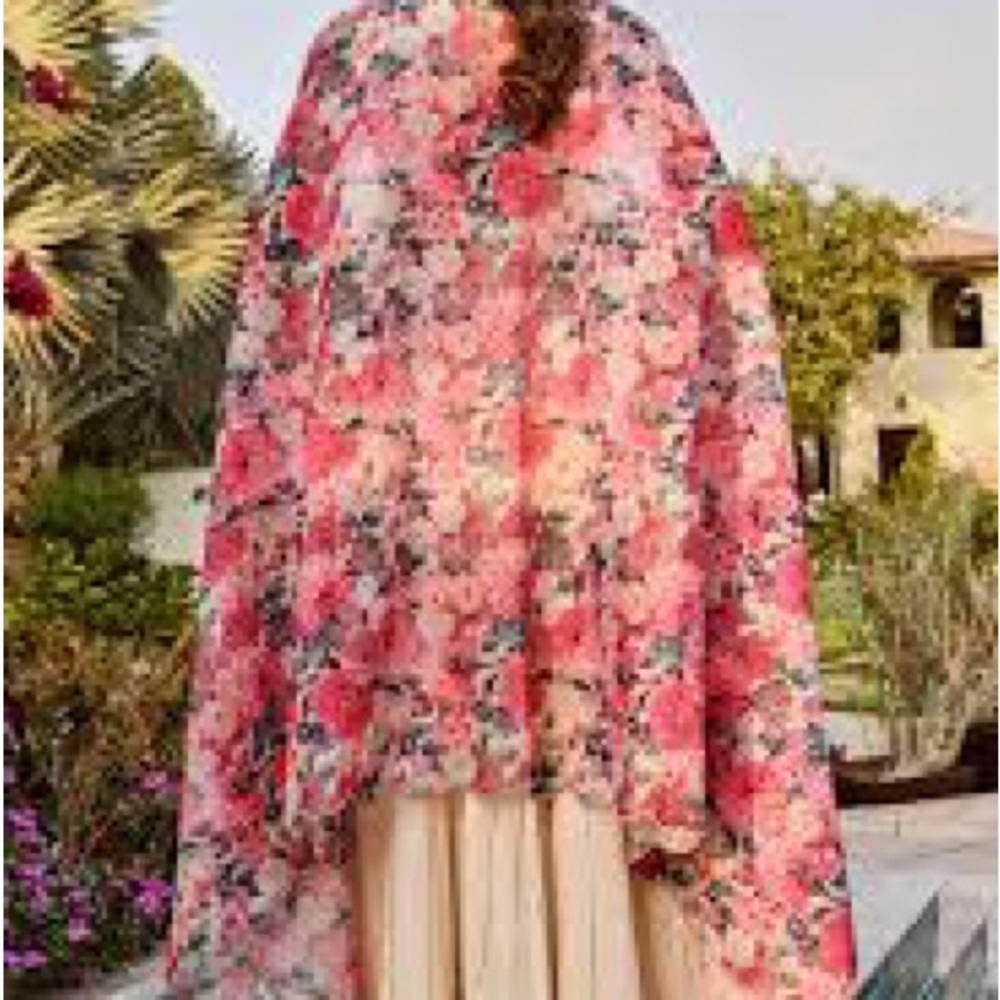 Floral Patterned Wrap